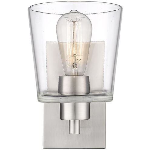 Evalon Indoor Wall Sconce Wall Light in Brushed Nickel